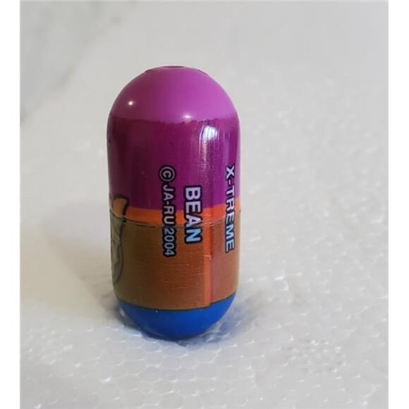 Mighty Beanz X-Treme Bean 2004 Purple Hair Character Capsule Moose Toys JA-RU - Picture 6 of 7